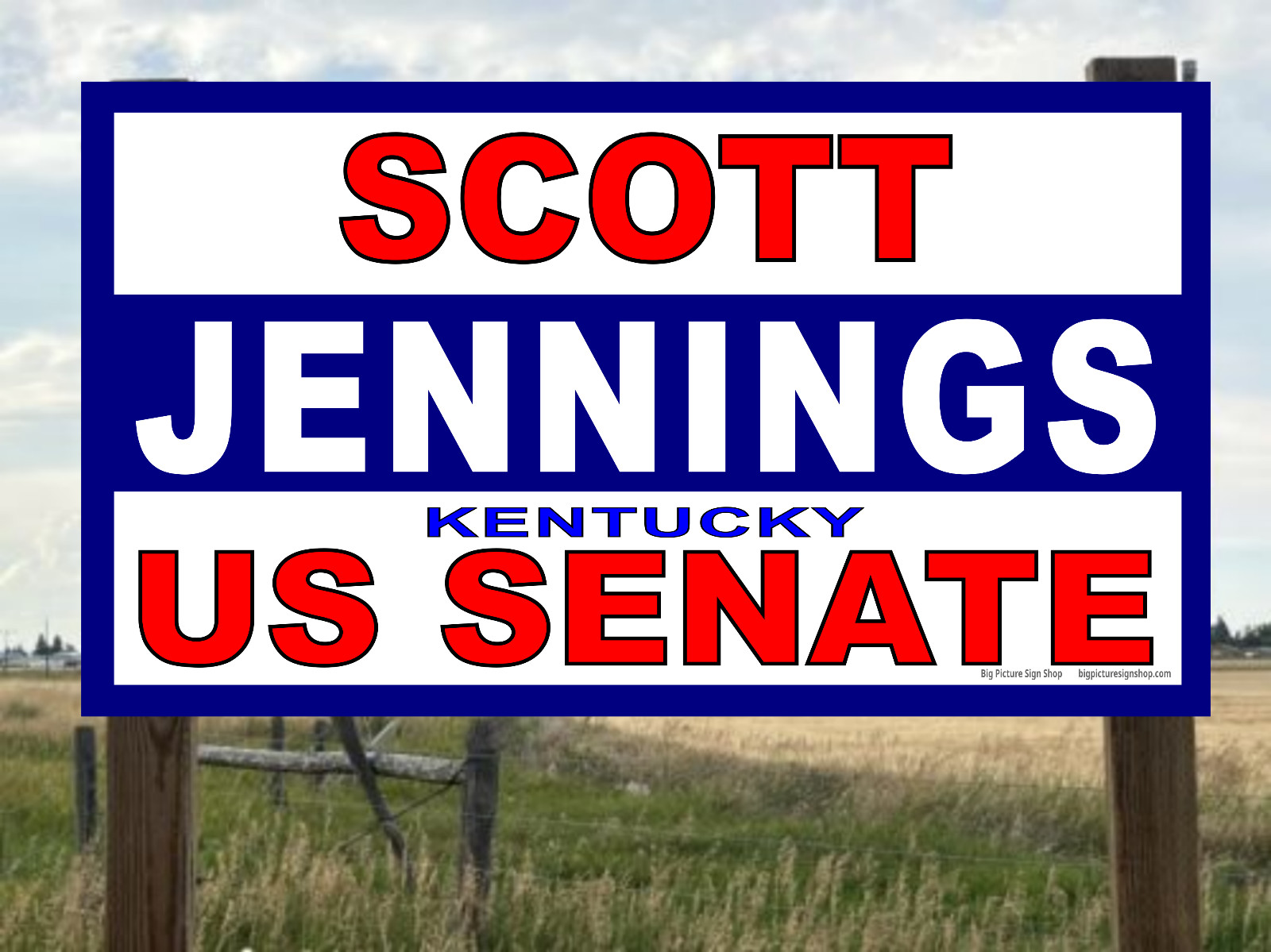 SCOTT JENNINGS US SENATE Kentucky -Banners-VERY LARGE-Fast Shipping-USA MADE-30