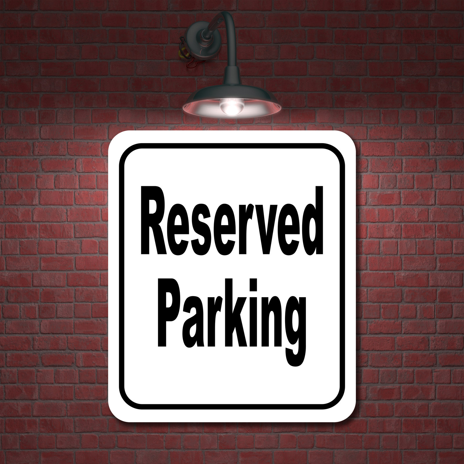 Reserved Parking classic Aluminum Composite Sign