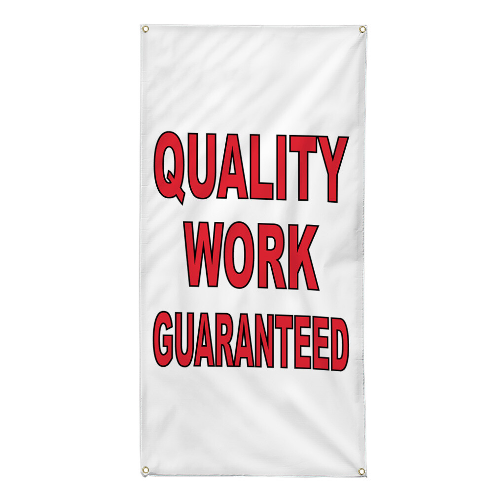 Vertical Vinyl Banner Multiple Sizes Business Weatherproof Industrial Yard Signs