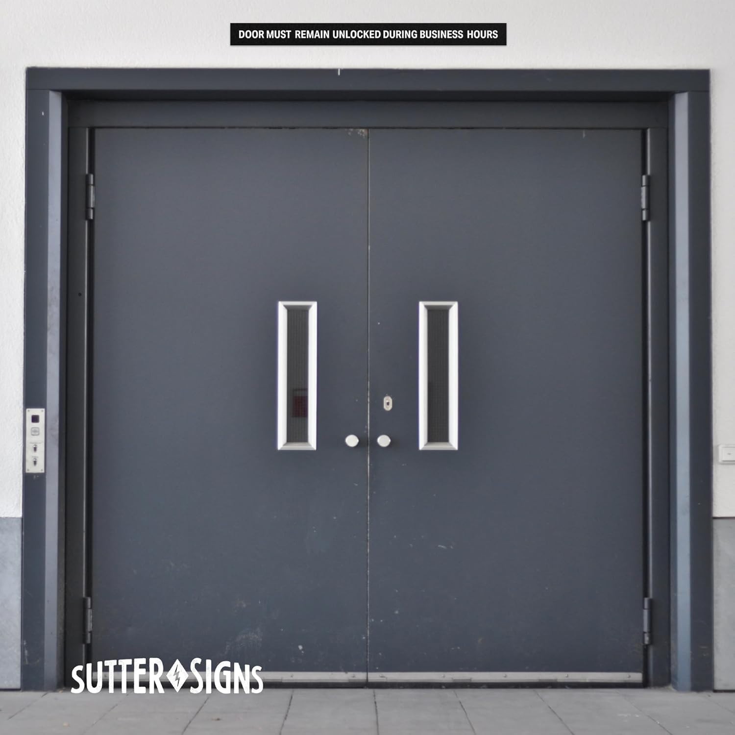Weatherproof Business Sign Pack of 5 for Office Entrance Communication