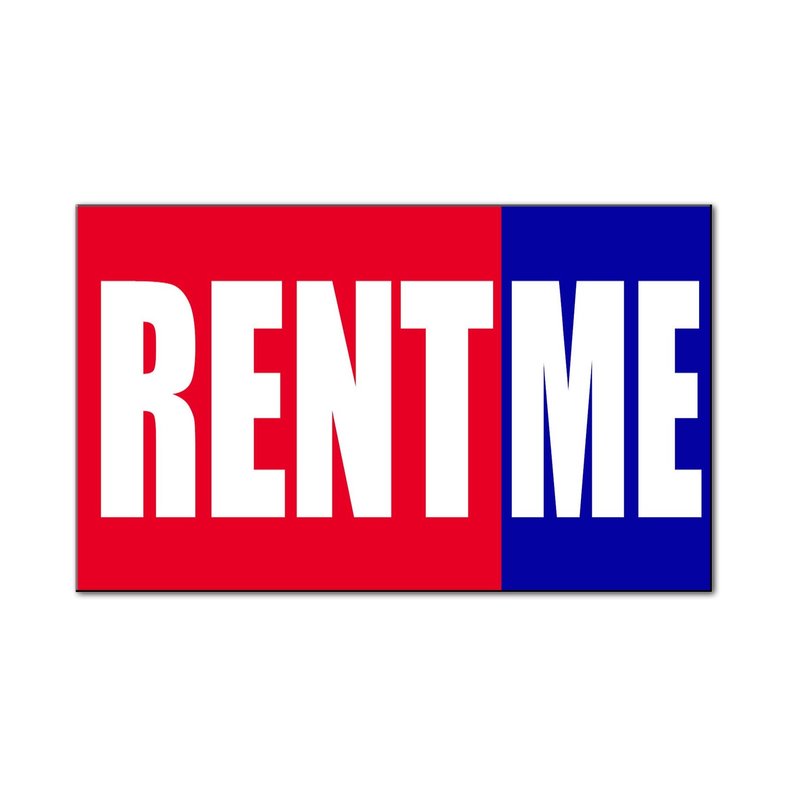 Rent Me Promotion Business Car Door Magnets Magnetic Signs 12×9 Inches Set of 2