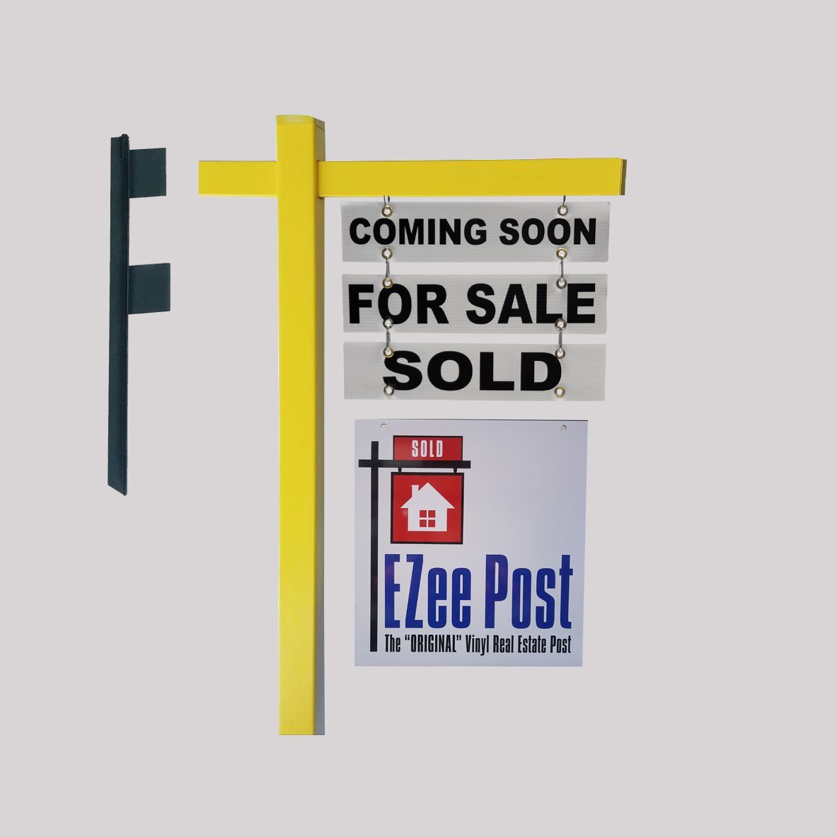 Real Estate Sign Post Kit- Yellow