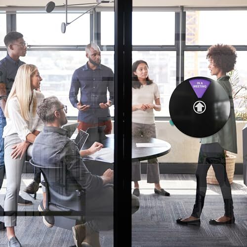 Office Door Signs – Ideal Door Signs for Office – 6 Rotating Statuses – Do