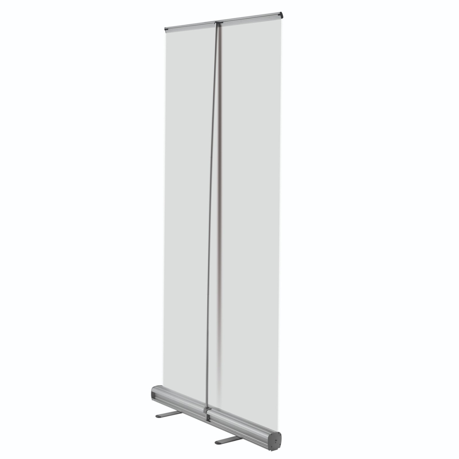 Retractable Banner Stand-Roll Up Banner Holder 33.46×78.74 Inch Silver Aluminum