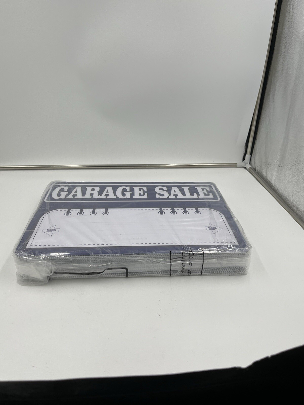 GARAGE SALE Signs Blue 12 Piece Durable Weather Resi 16 X 12X 1, With 24 Stakes