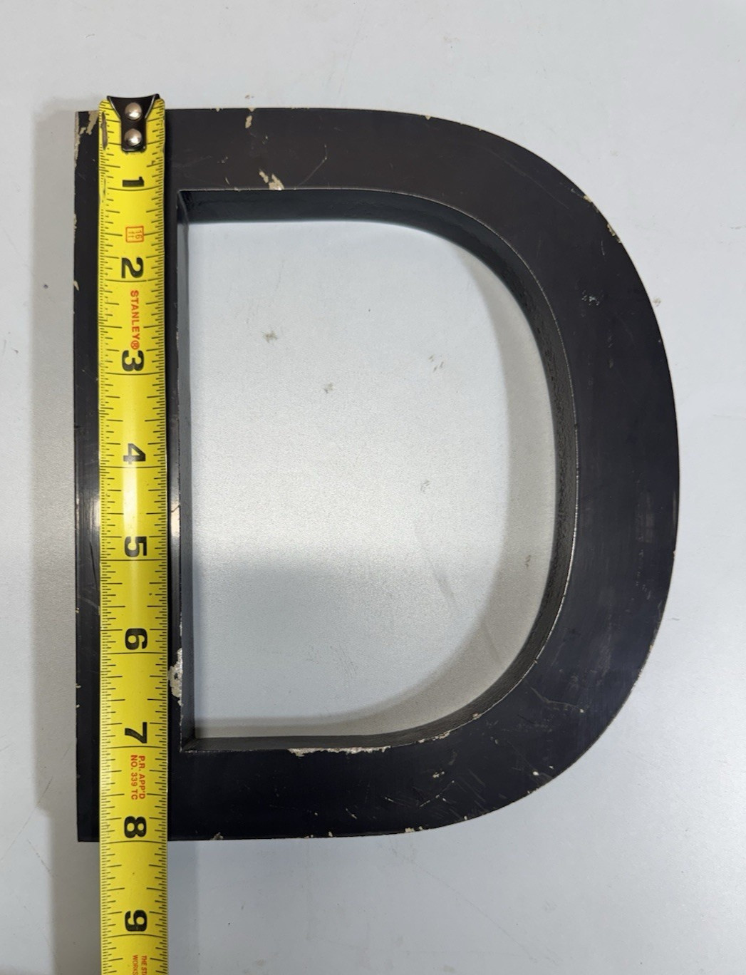Gemini Inc 8” Cast Aluminum Architectural Letter Sign Black Commercial Letters