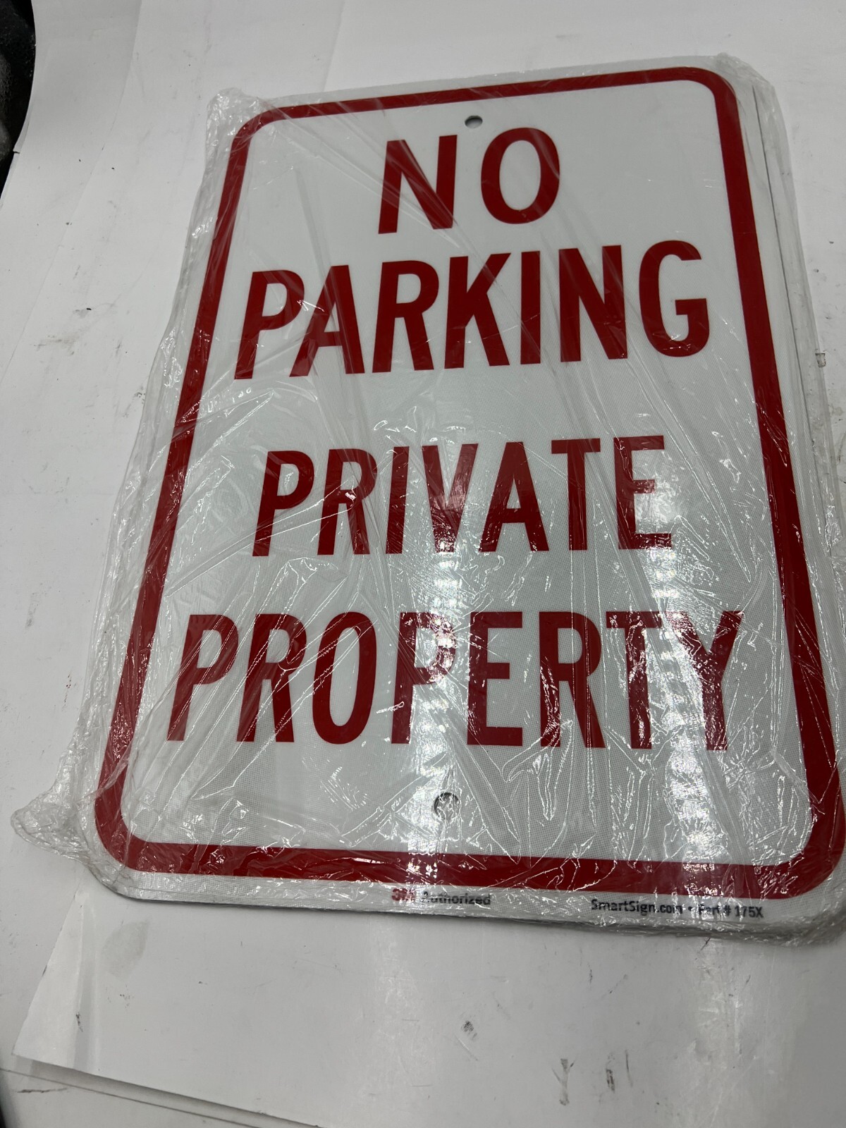 (QTY 2) SmartSign « No Parking – Private Property » Sign K-1667-EG-12×18-D2 12×18