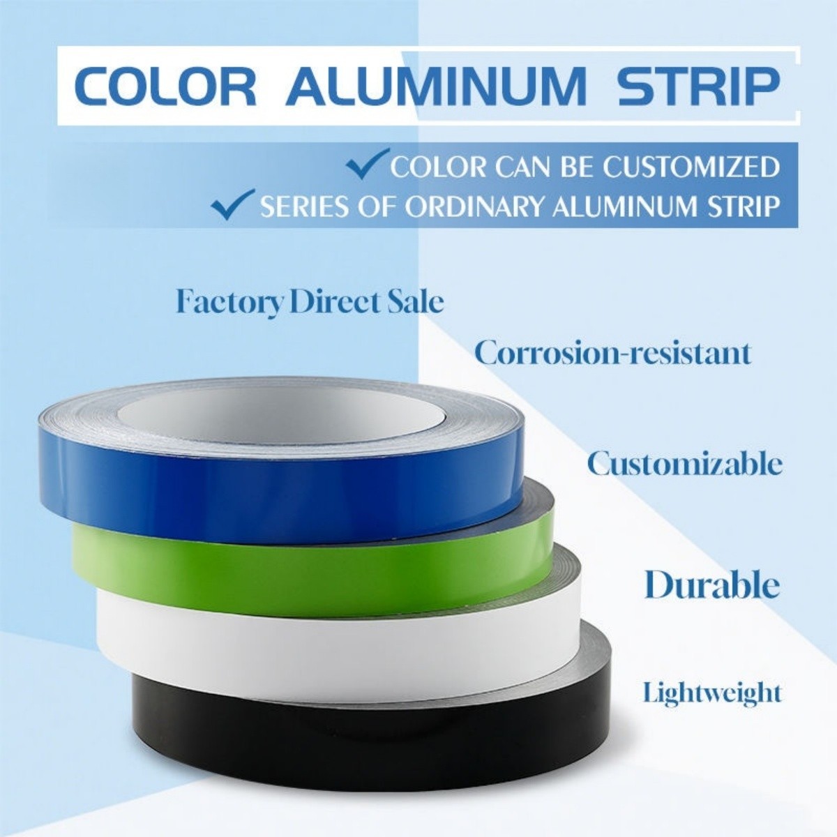 100ft Aluminum Coil Strip for LED Channel Letters – Flat Sign Making Material