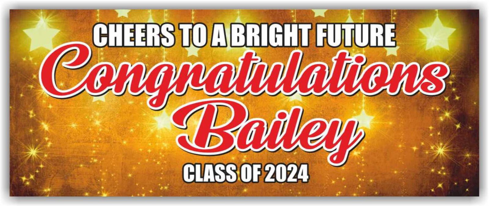 CLASS OF 2024 Advertising Banner Vinyl Mesh Sign School University Graduation