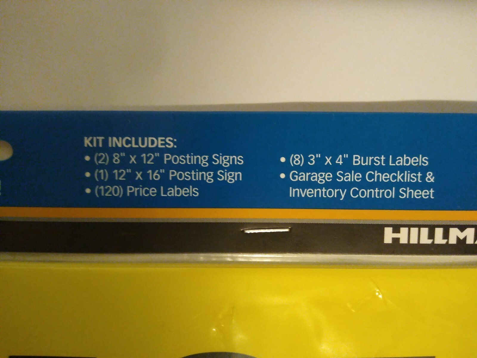 Hillman Garage Sale Sign Sign Tags Value Pack Kit ( 848623 ) ~ Free Shipping