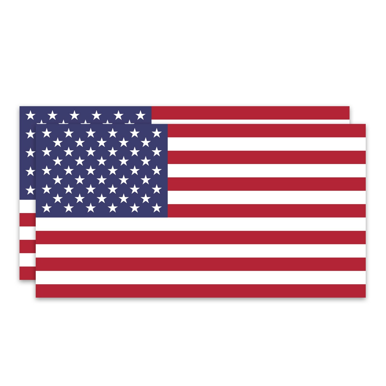 4 x Flag of the United States Vinyl Decal American Flag Window Wall Sticker 6&Prime;