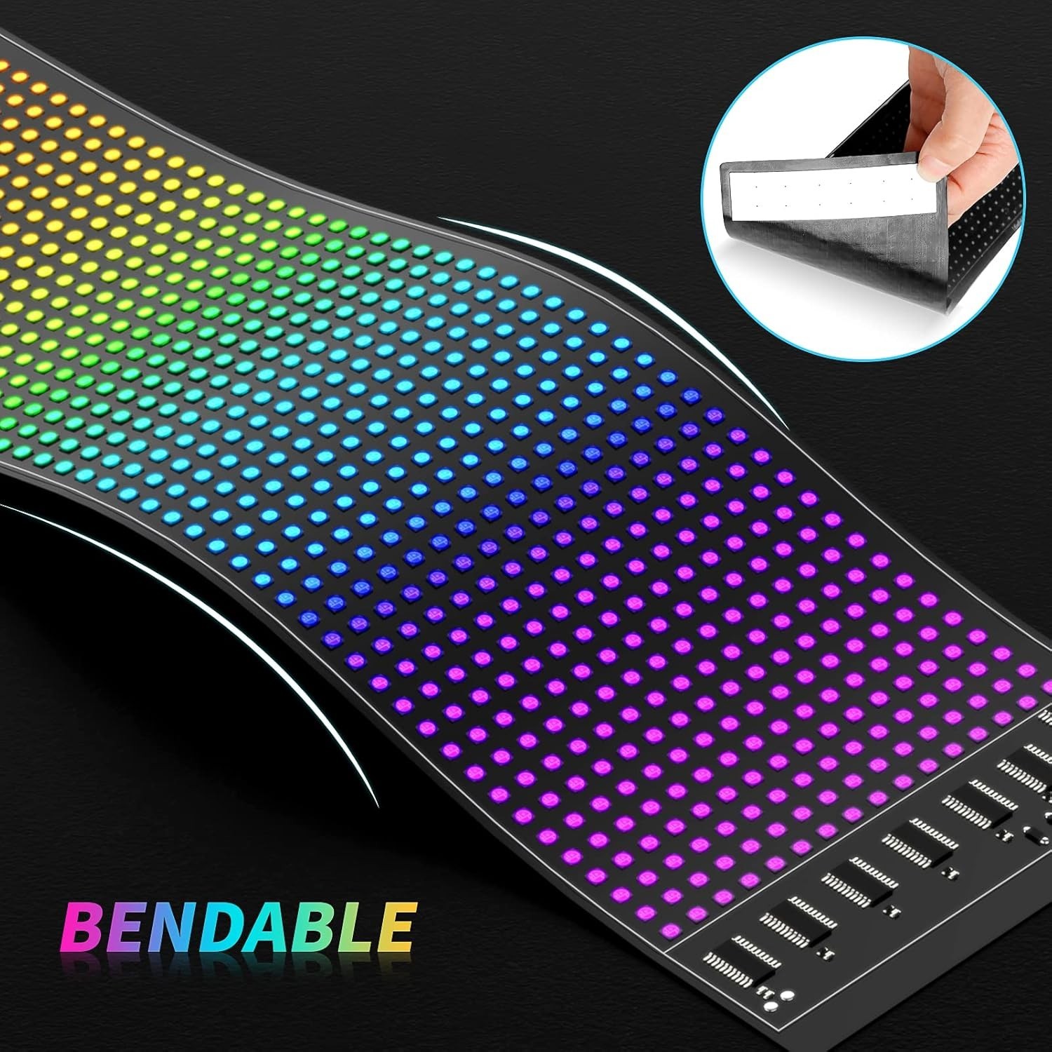 Programmable 15 »x4 » LED Display Sign – Vibrant Colors, App Control Included