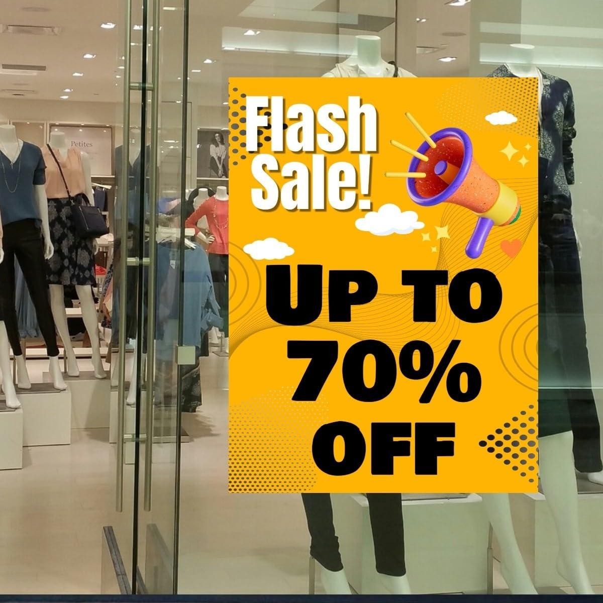Promotional Up To 70% | Full Color Vertical Vinyl Display Banner with Grommets
