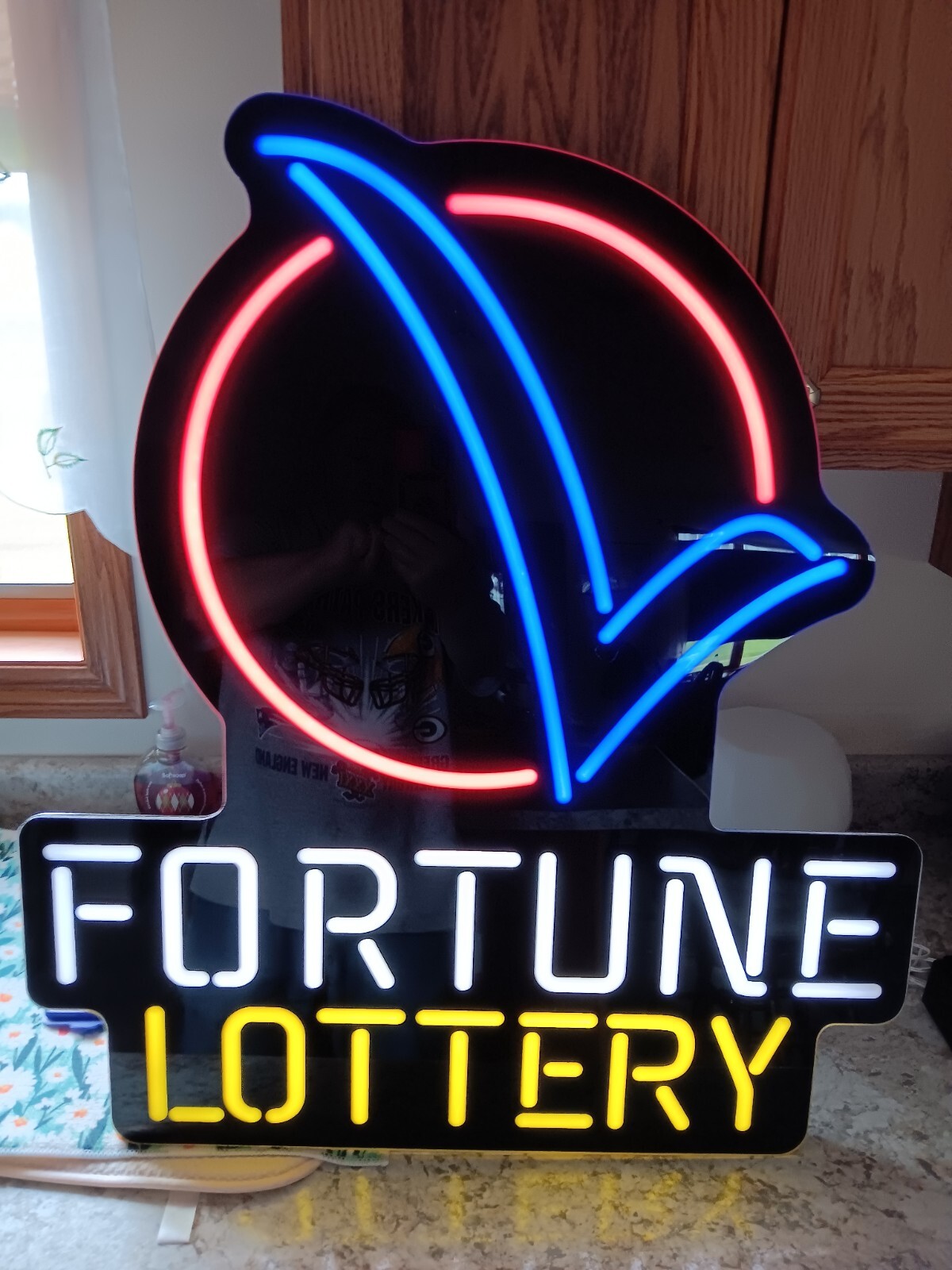 FORTUNE LOTTERY LED SIGN MEASURES ABOUT 24&Prime; INCHES BY 24&Prime; BRAND NEW NO BOX
