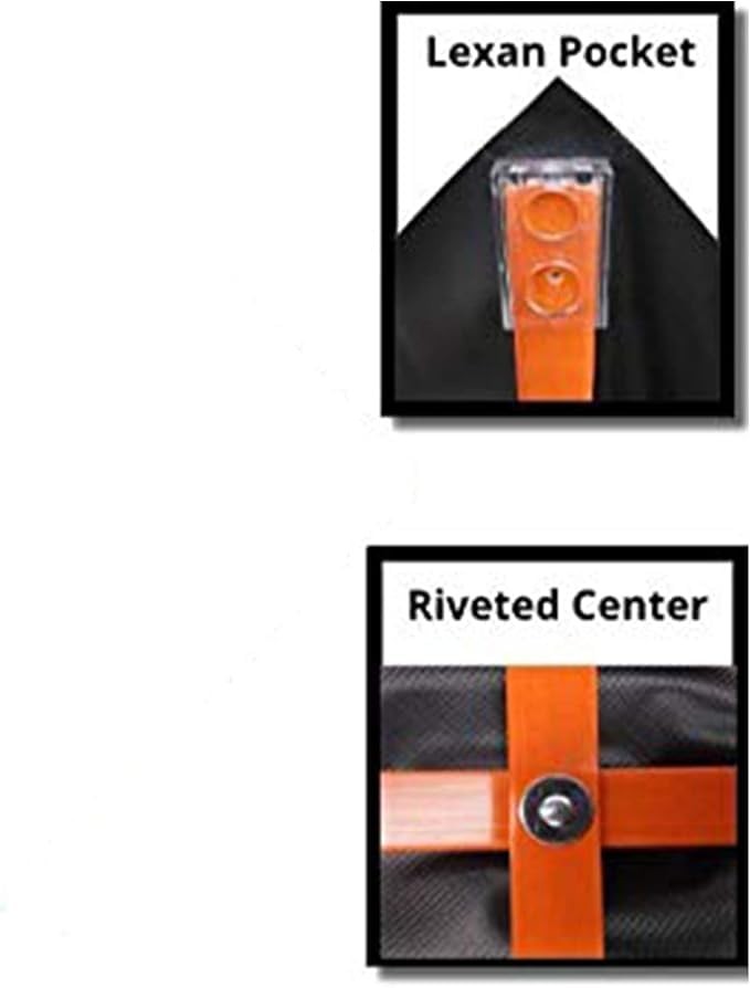 Eastern Metal Signs & Safety 36 Non Reflective Fluorescent Vinyl Orange Roll-Up