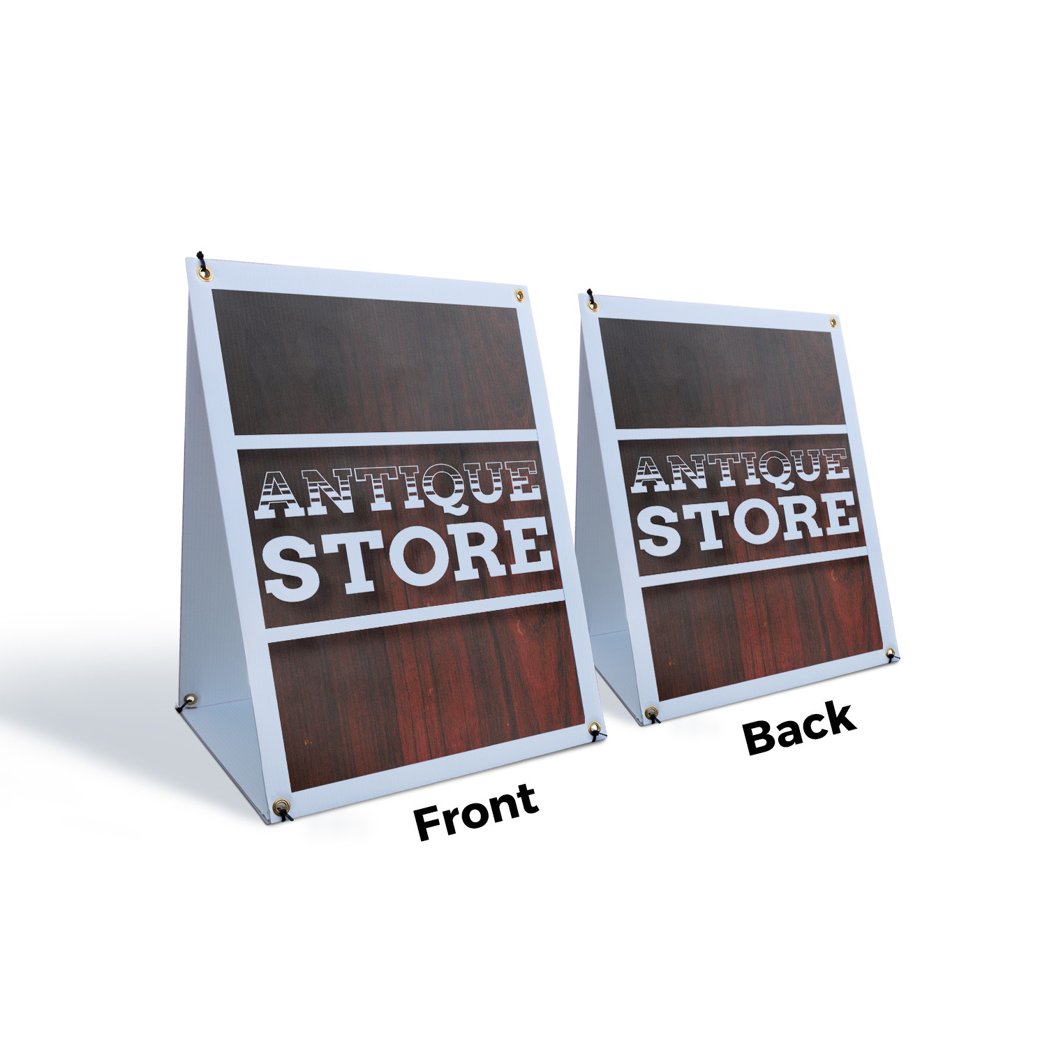 Antique Store A-Frame Sidewalk Sign Vintage Goods Collectibles Home Decor