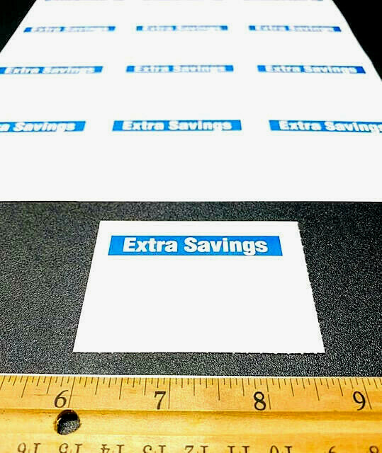 ⭐ 1 DAY SALE!! ⭐ PACK OF 975 STORE SALE PRICE SIGNS SHELF CARDS RETAIL SUPPLIES