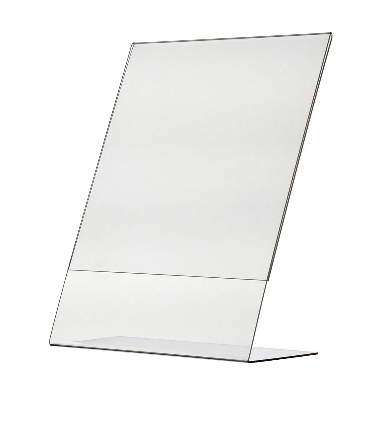 Marketing Holders Printed Literature Table Tent 8.5&Prime;w x 11&Prime;h Side Load, Clear