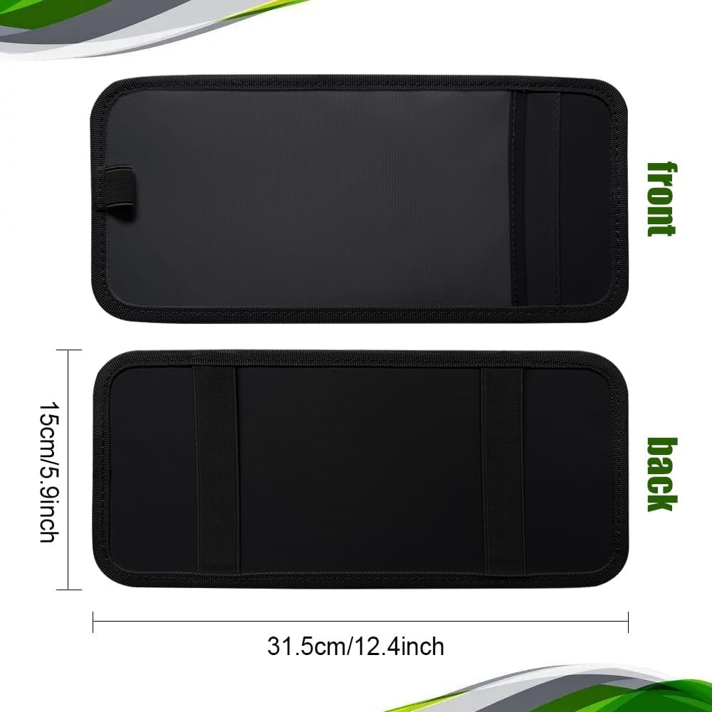2PCS Handicap Placard Holder for Auto, Disabled Parking Permit Sign Protector fo