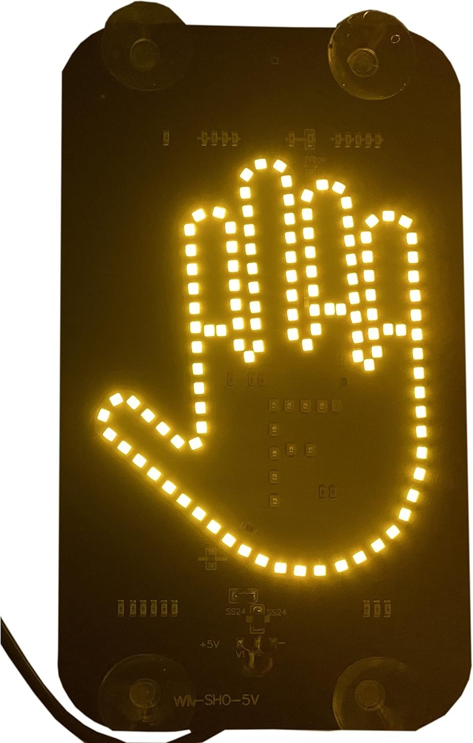 LED Middle Finger Sign for Car, Truck, Thank You Lights, Thumb Up Down Light, Co