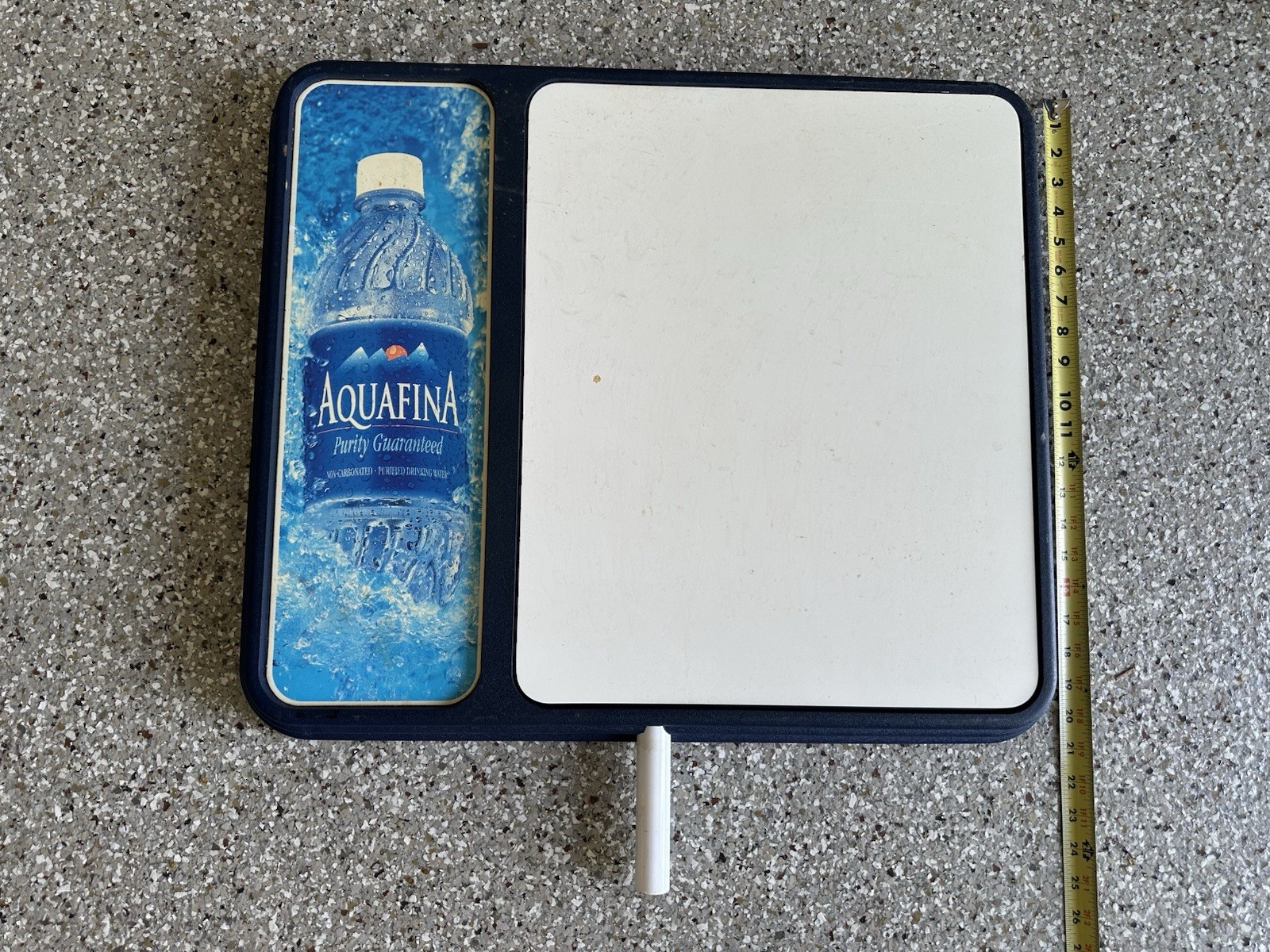 Aquafina Dry Erase Advertising Sign (24” X 21”)