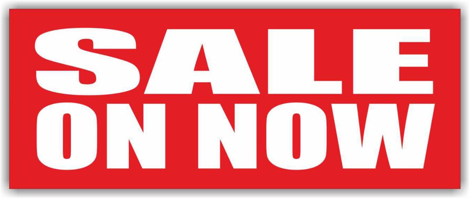 SALE ON NOW Advertising Banner Vinyl Sign Moving Discount сlearance Event Save