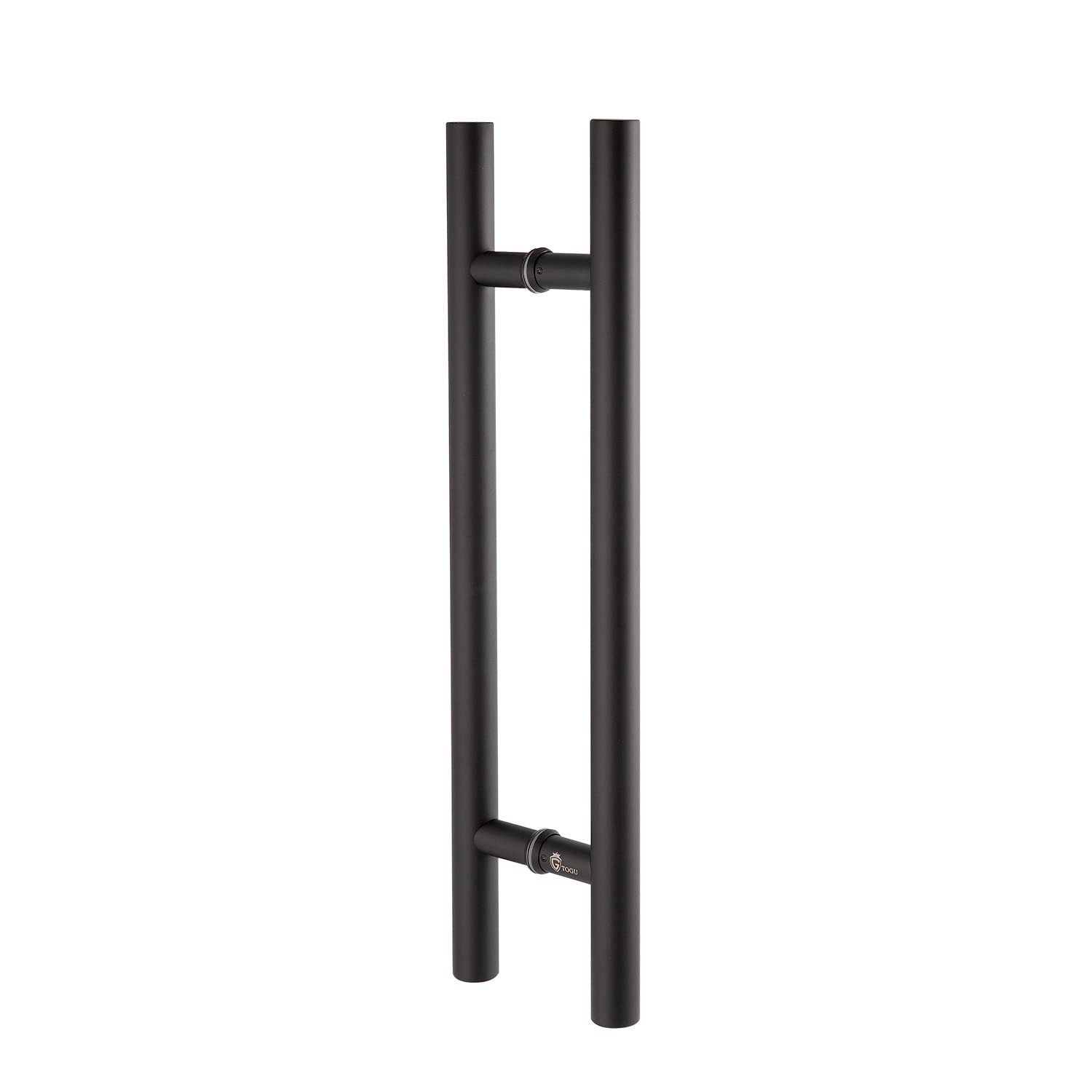 TOGU TG-6012 60-Inch Double-Sided Push Pull Door Handle, Matte Black SUS304 S…