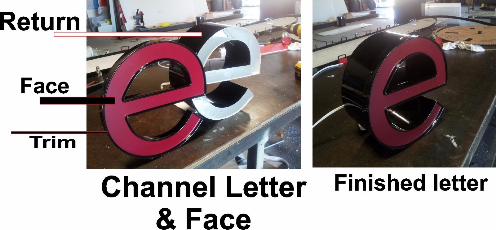 Outdoor LED Signs – 24&Prime; Channel Sign Letters- Superior Quality made in the US
