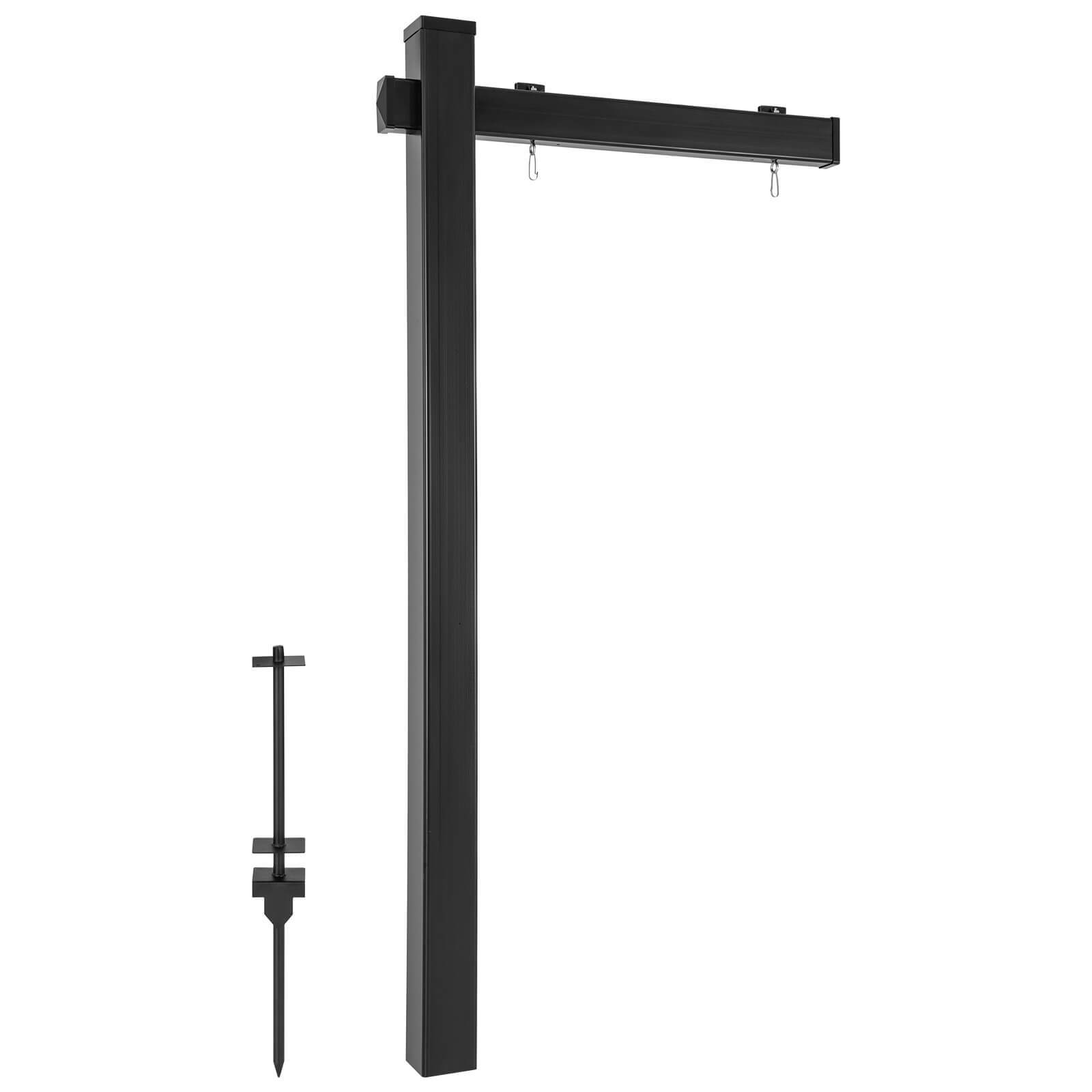 6FT UPVC Realtor Yard Sign Post w/ Steel Stake for Garage Sale Rent Open House