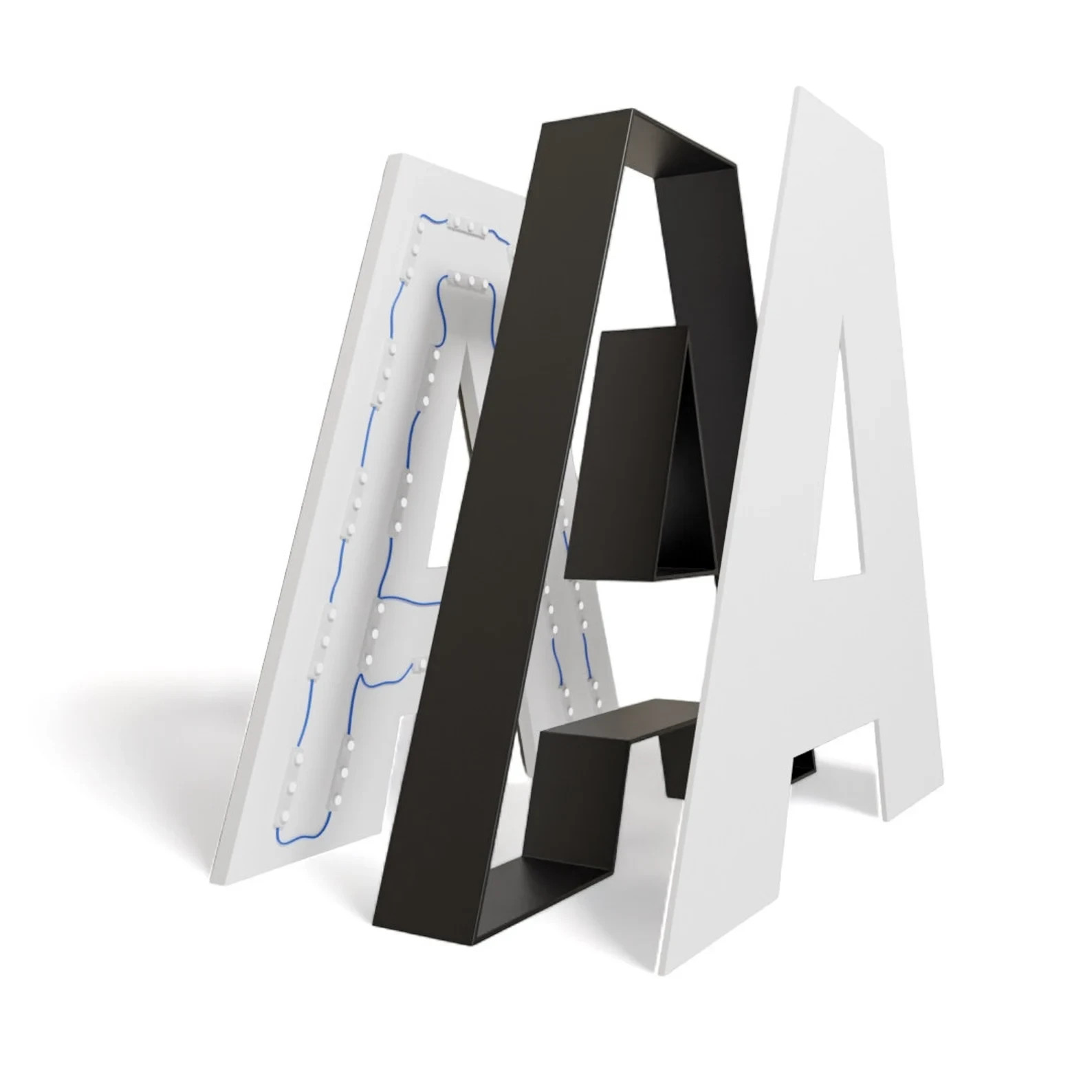 𝑵𝓙̶ Custom 3D Channel Letters LED Front Lit Storefront Indoor Outdoor Sign