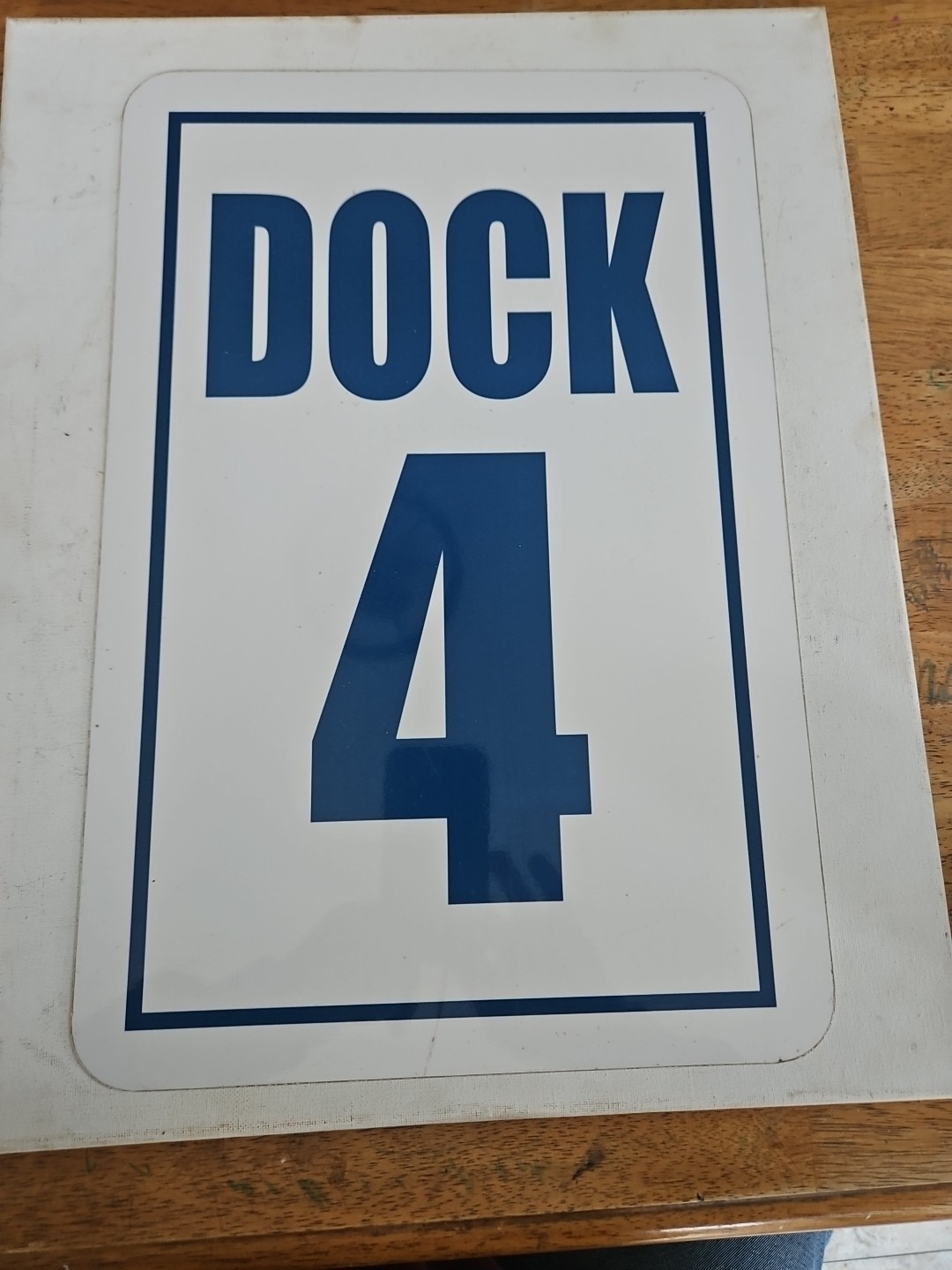 « Dock 4&Prime; Dock Number Sign | 12&Prime; x 18 » Aluminum