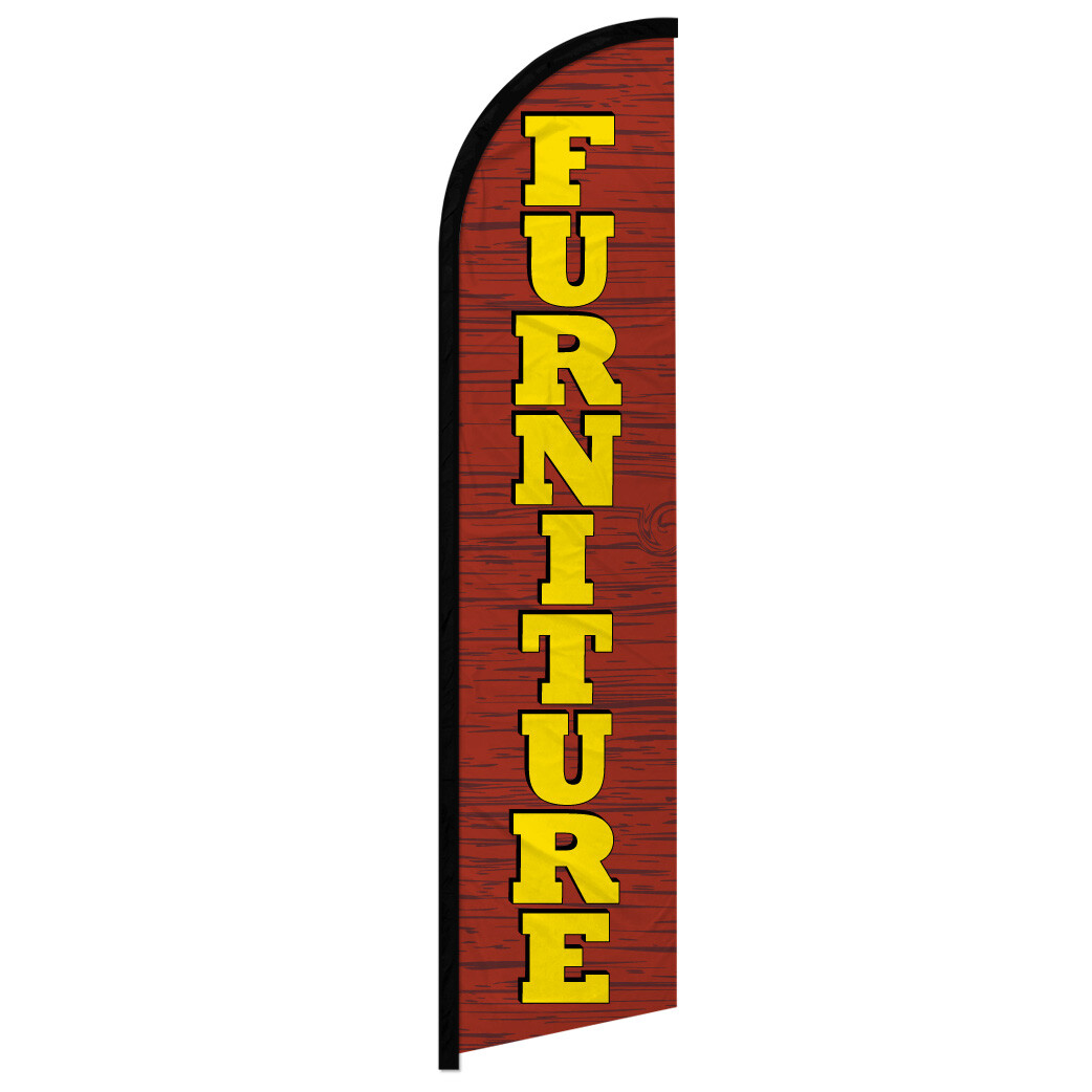 Furniture Full Curve Windless Swooper Flag Furniture Sale