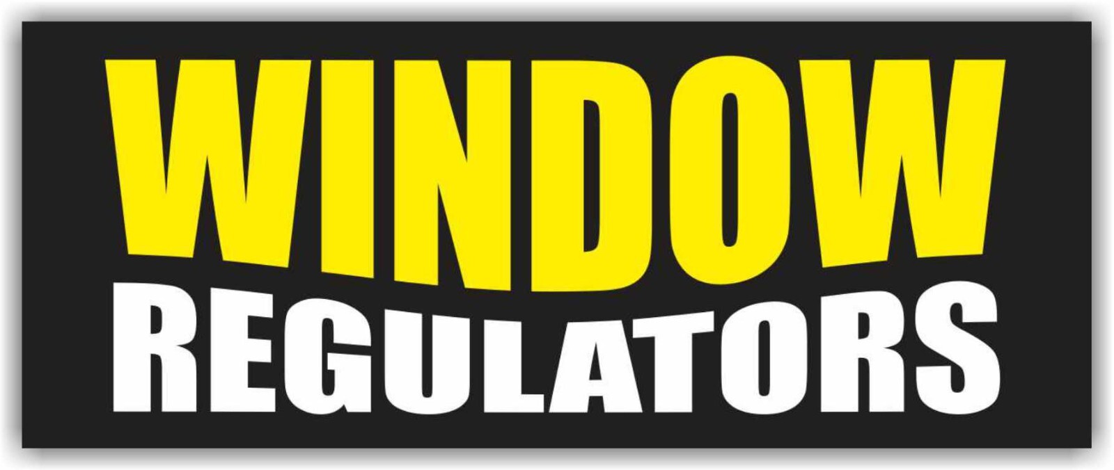 WINDOW REGULATORS Advertising Banner Vinyl Sign Mechanic Service Repair Garage