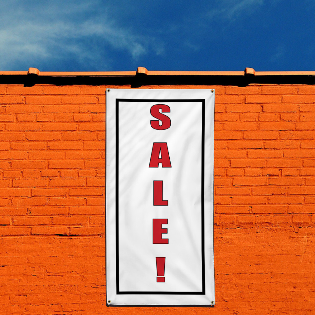 Vertical Vinyl Banner Multiple Sizes Deal! Promotion Business Business Outdoor