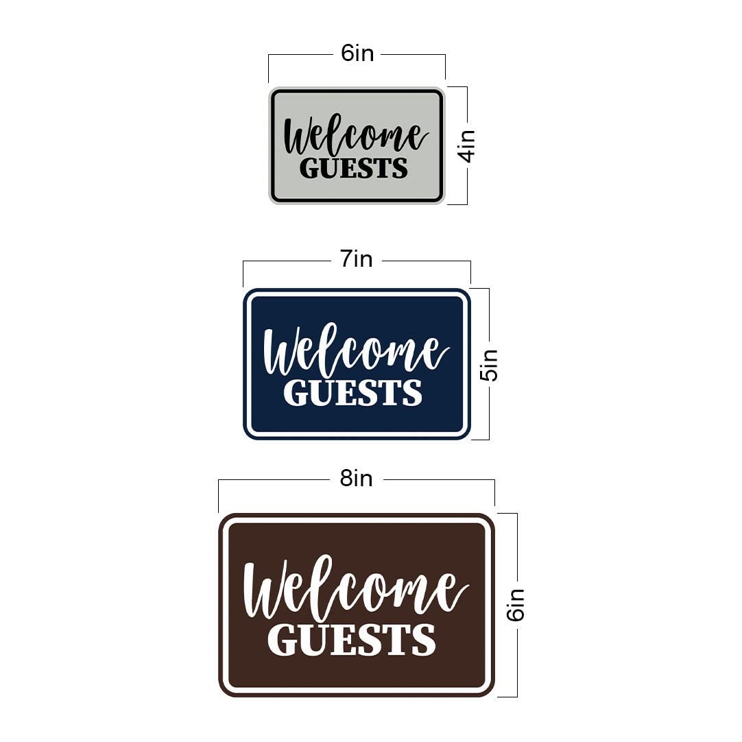 Signs ByLITA Classic Framed, Welcome Guests Wall or Door Sign