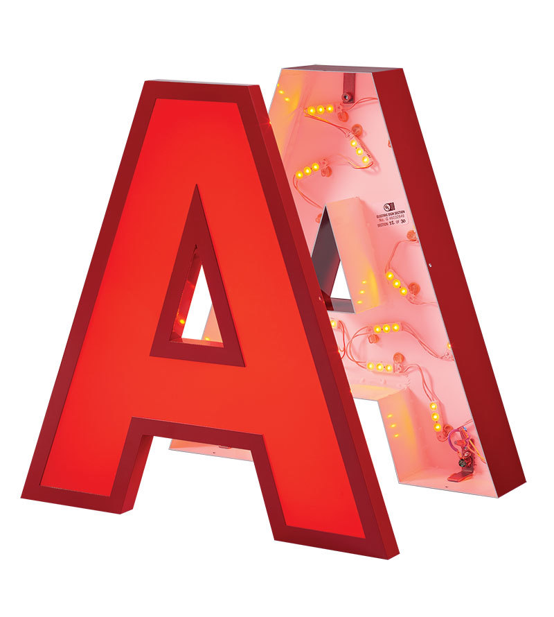 Outdoor LED Signs – 24&Prime; Channel Sign Letters- Superior Quality made in the US