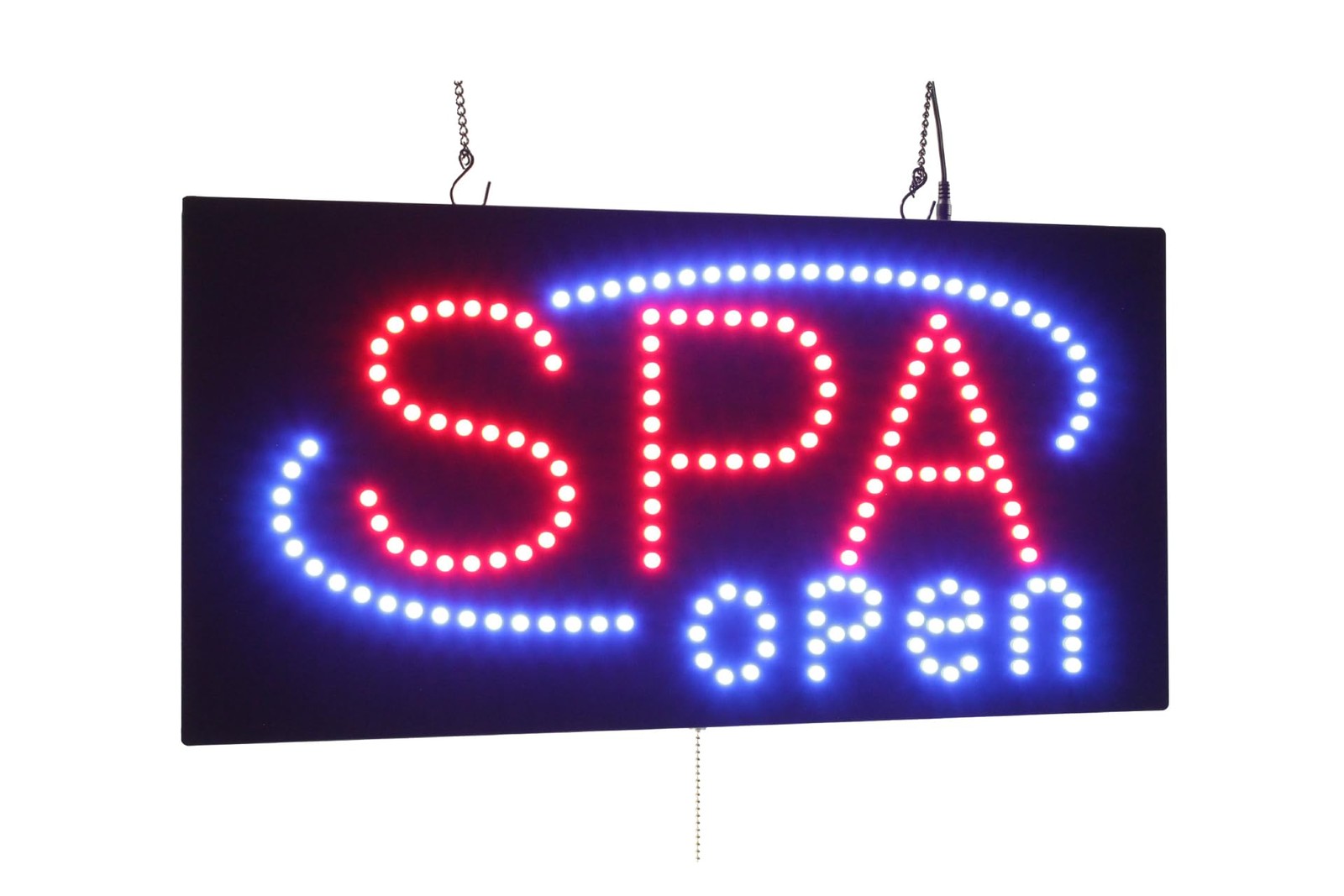 SPA open Sign, 24&Prime;x12&Prime;, 60x30cm, , LED, Neon, Florescent, Signage, Signboard,…