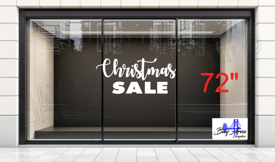 Christmas SALE Window Sign | Premium Oracal 651 Outdoor Decal🎅🎄❄️.