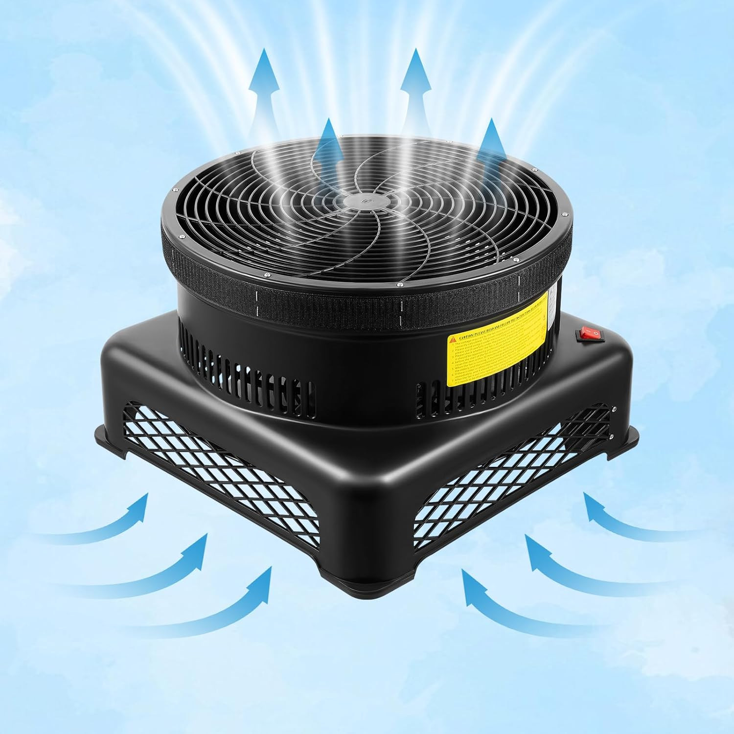 Inflatable Tube Man Blower, 110V 750W Air Blower Fan 18&Prime; Diameter Inflatable Sky