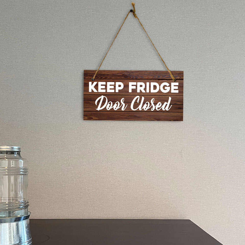 Keep Fridge Door Closed 5×10 Hanging Plus Sign | Home & Office Decor