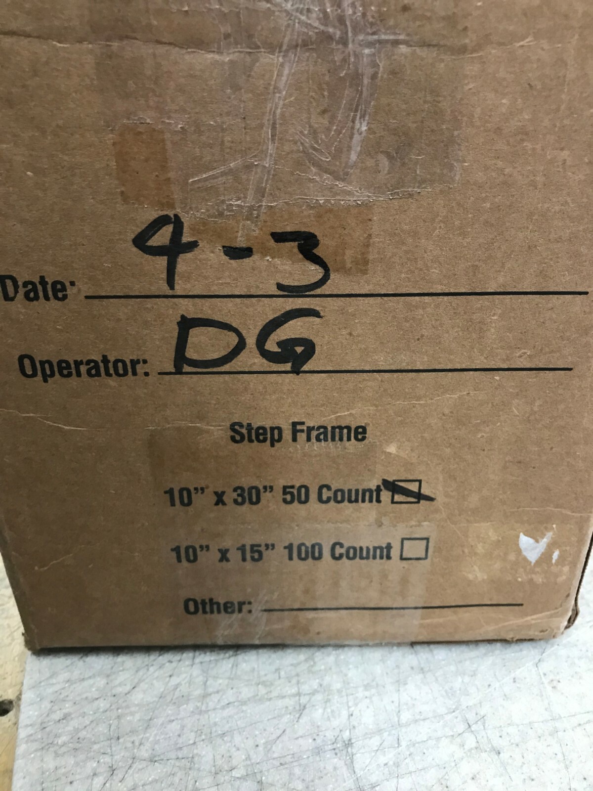 Qty/50 Unbranded Metal H Frame Wire Yard Signs Step Stakes 10&Prime; x 30&Prime;