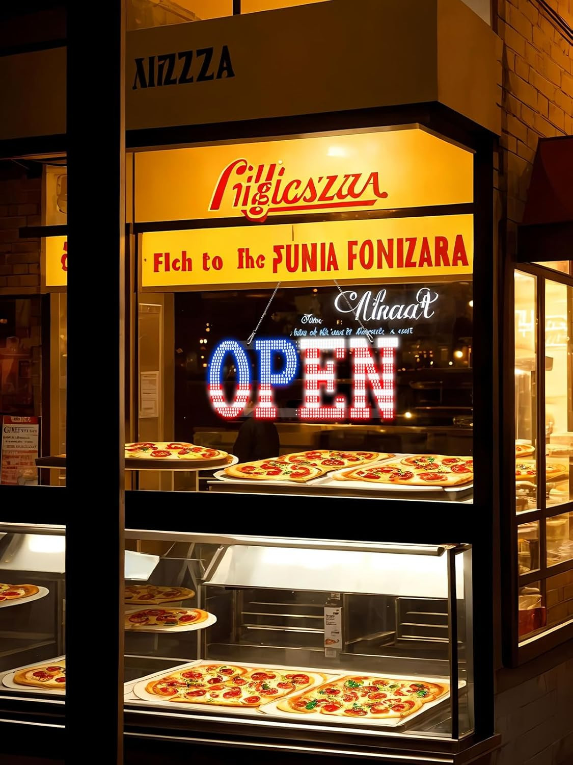 Ultra Bright LED Open Sign for Business – 40&Prime; x 14&Prime; – Perfect for Any Store