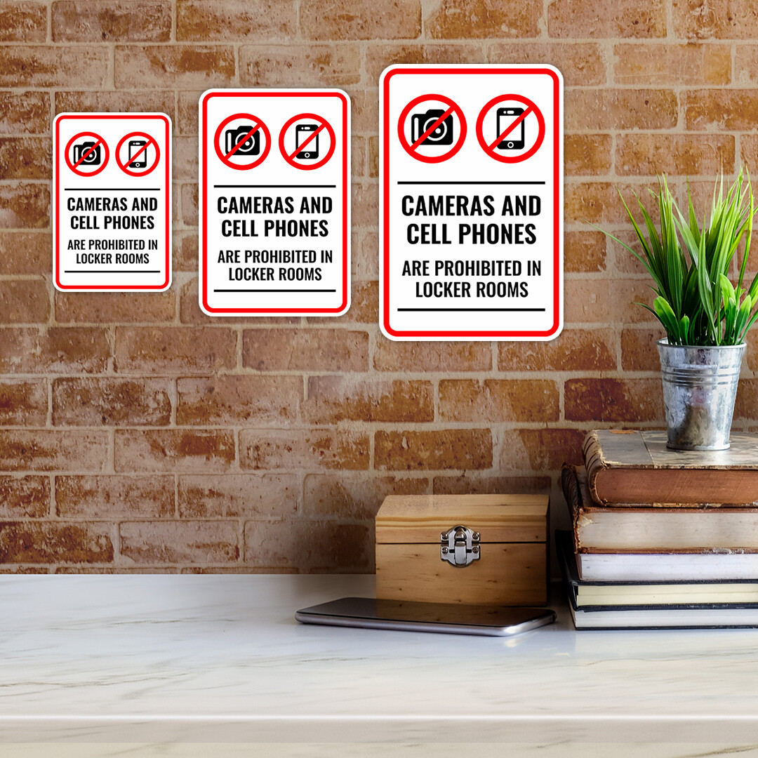 Portrait Round Plus Cameras And Cell Phones Are Prohibited In Locker Rooms