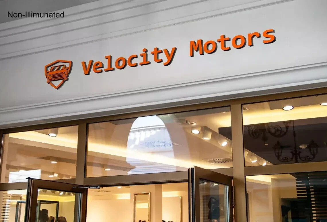 Custom 3D Channel Letters LED Frontlit/Backlit/Fulllit/Sidelit/Non-illuminated