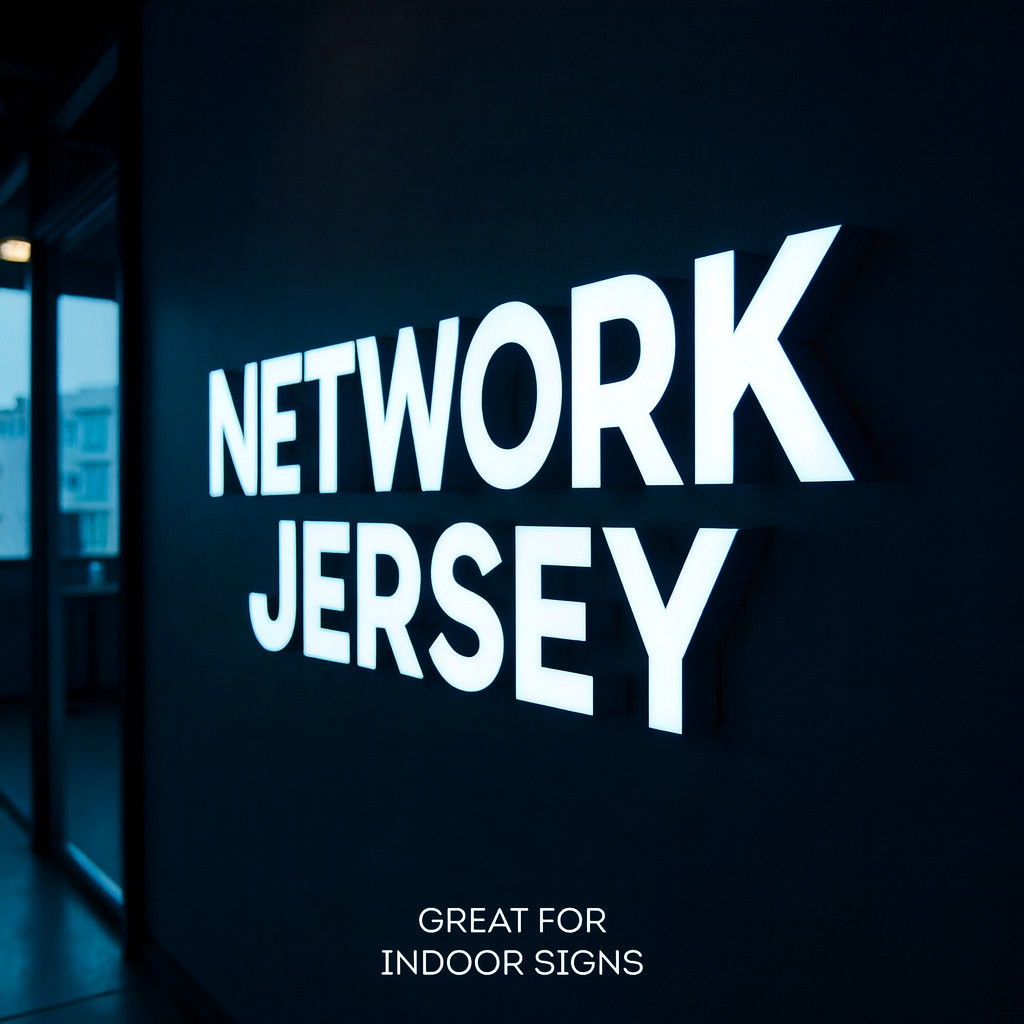 Jersey Auto Repair LED Channel Letters – Custom Outdoor Storefront Business Sign