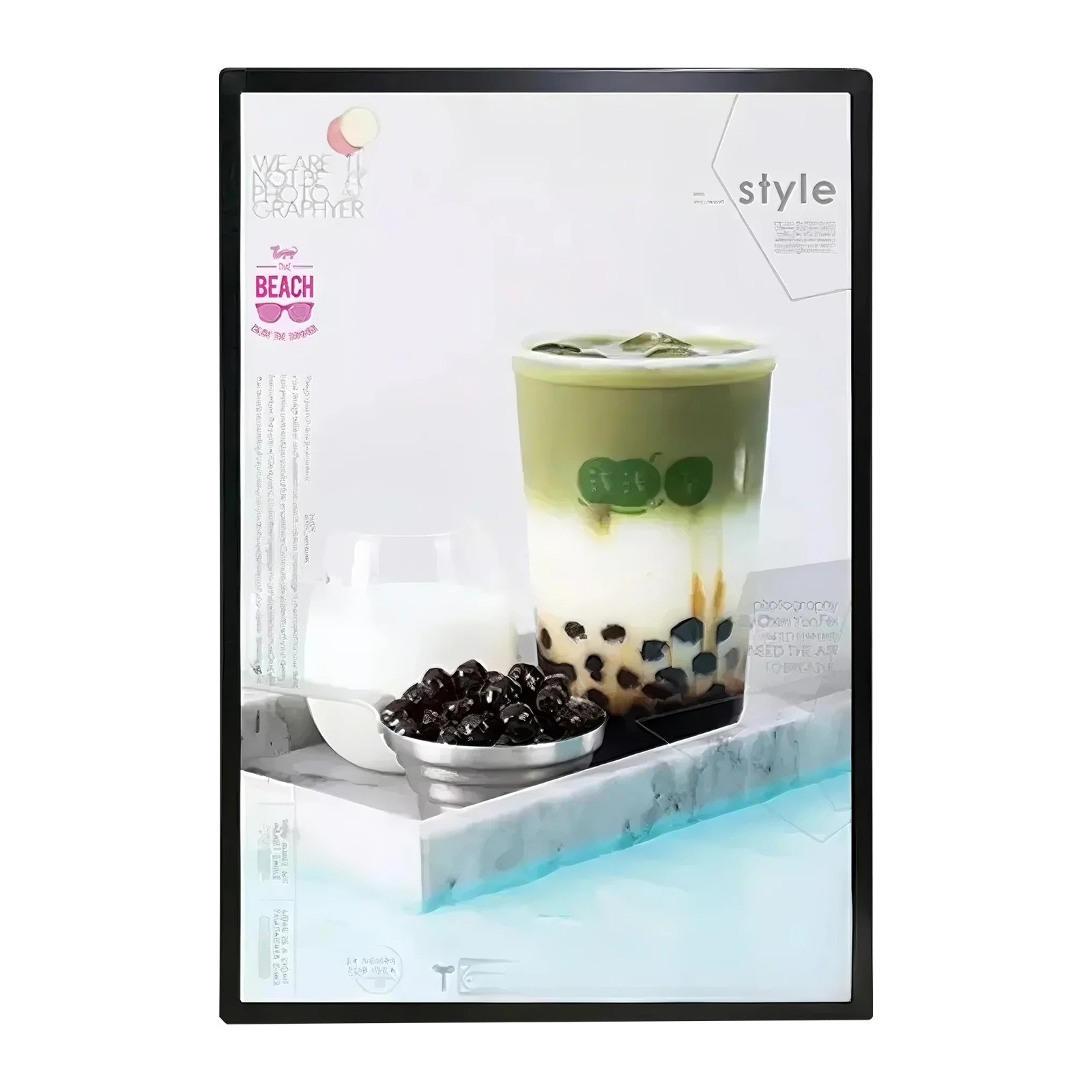 A3 Aluminum Snap Frame Backlit Wall Mounted for Movie Poster Advertising Display