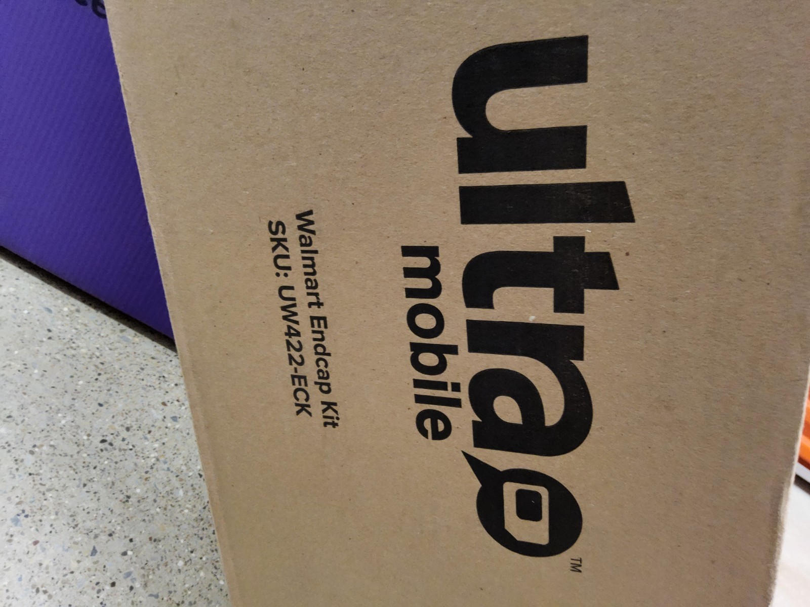 Ultra Mobile phone Store business Floor Display Sign Award Winning Retail Cards