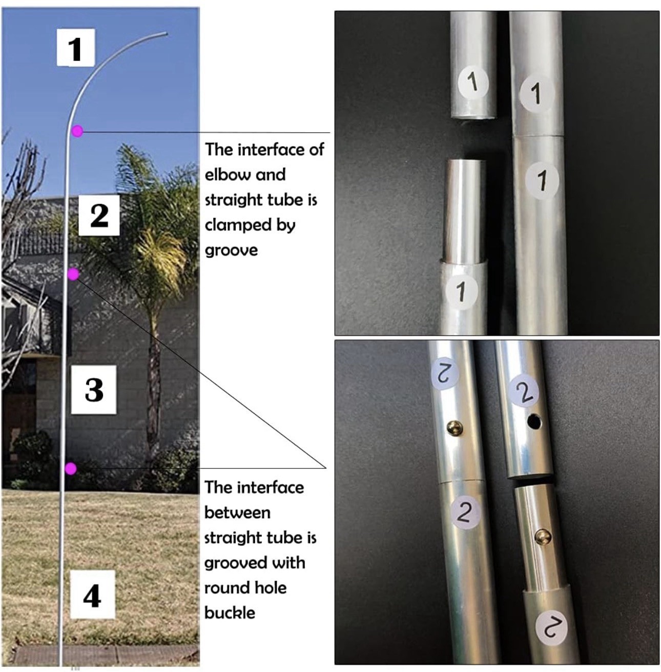 12ft Feather Flags “iPhone Repair” With 2 Flags and 2 Metal Pole Kits