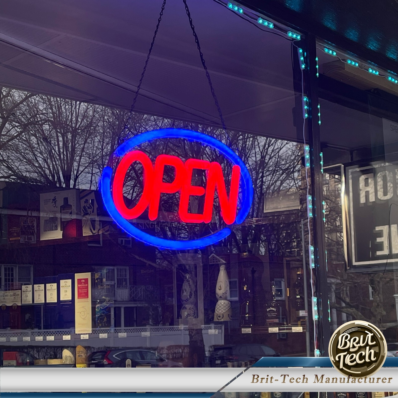 Large LED Open Sign 24&Prime; Neon Light Bright for Restaurant Bar Store Shop Business