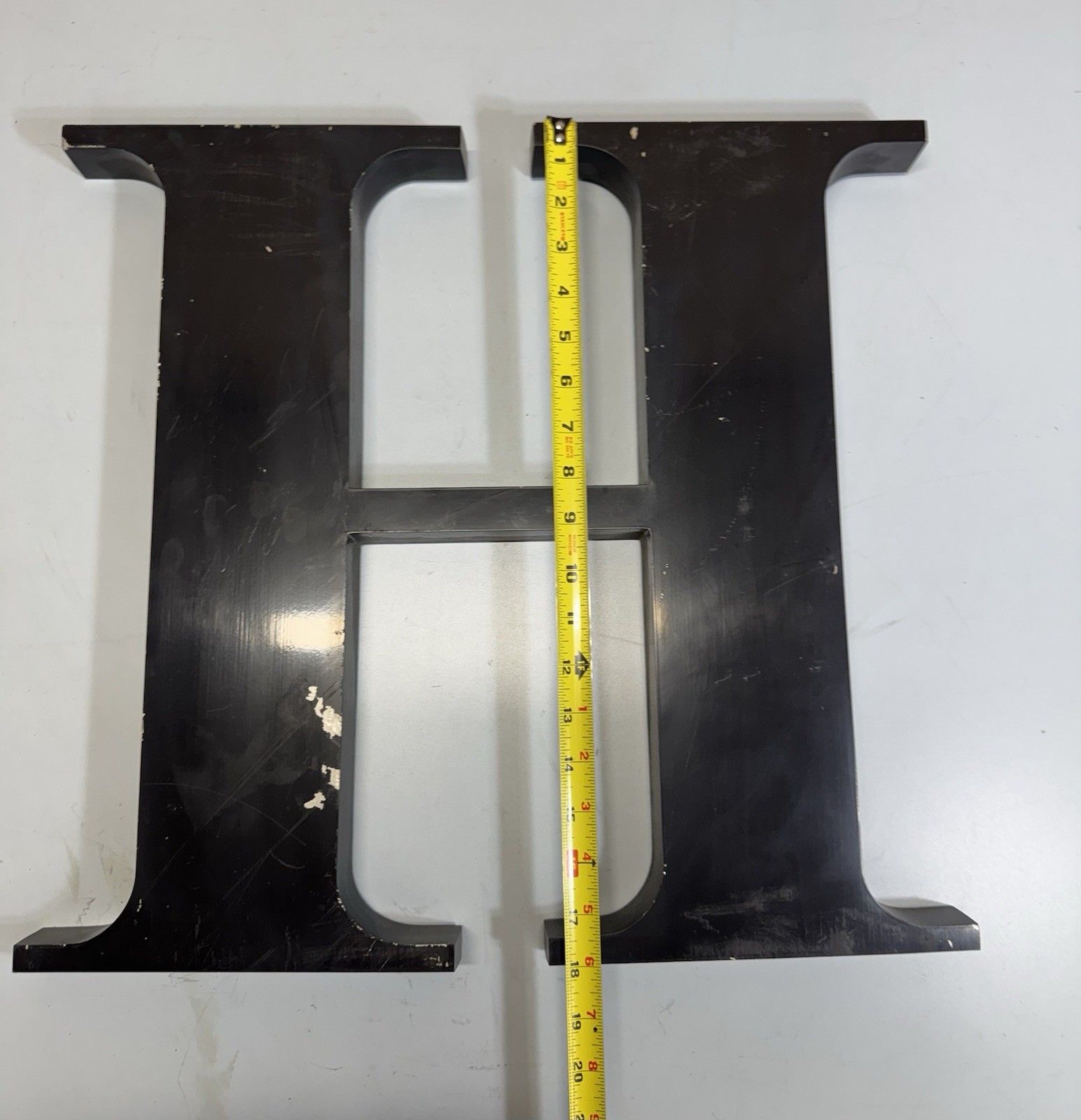 Gemini Inc 18” Cast Aluminum Architectural Letter Sign Black Commercial Letters